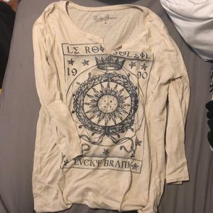 Lucky brand 7/8 long sleeve